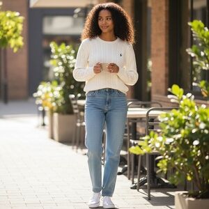 Ralph Lauren Women's white Sweater